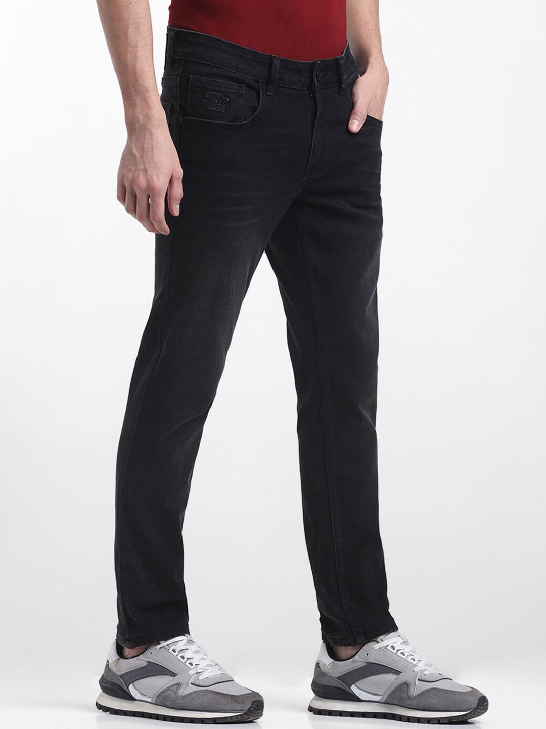 

STARTER Men Black Slim Fit Jeans