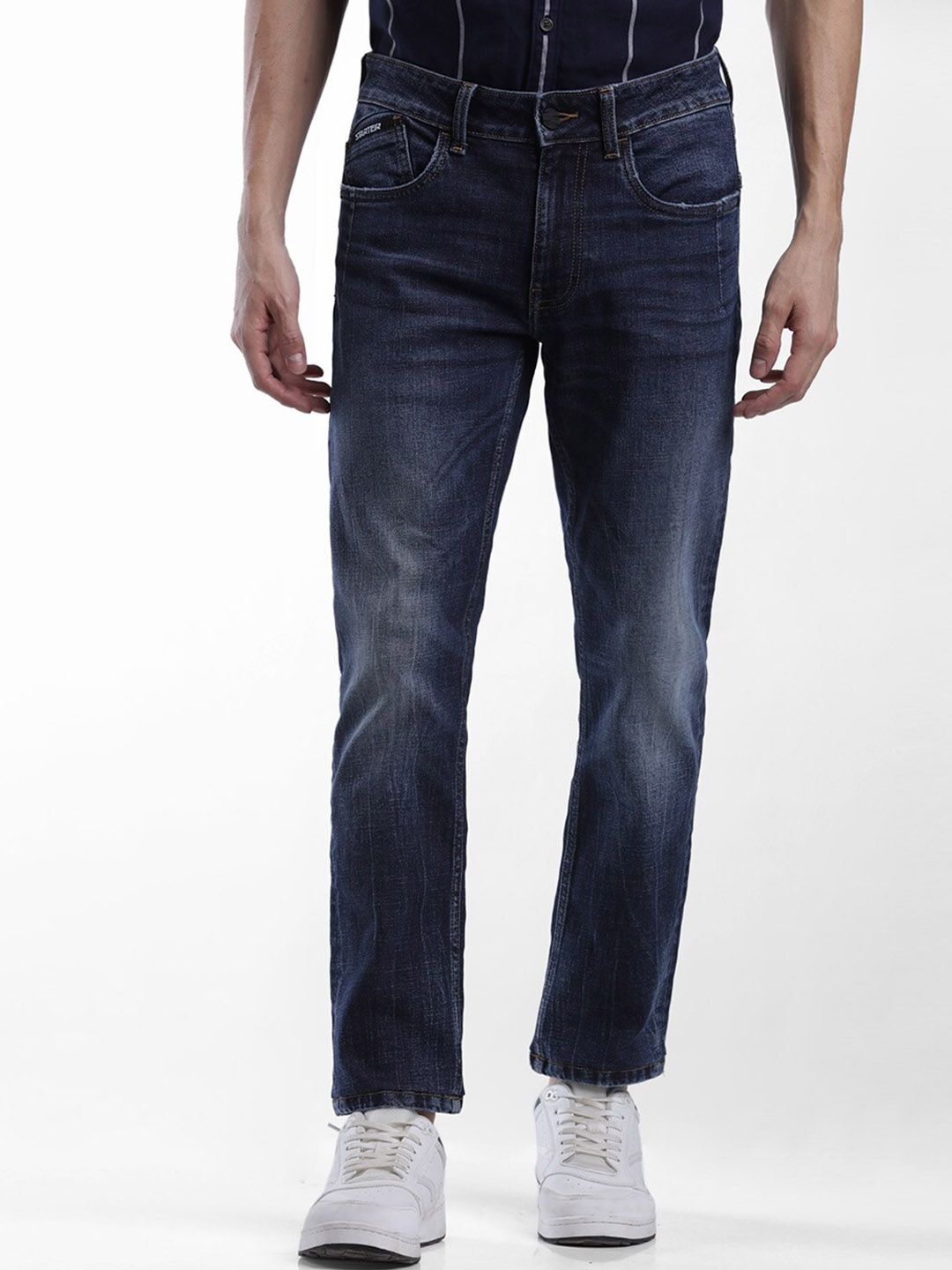 

STARTER Men Blue Slim Fit Light Fade Jeans