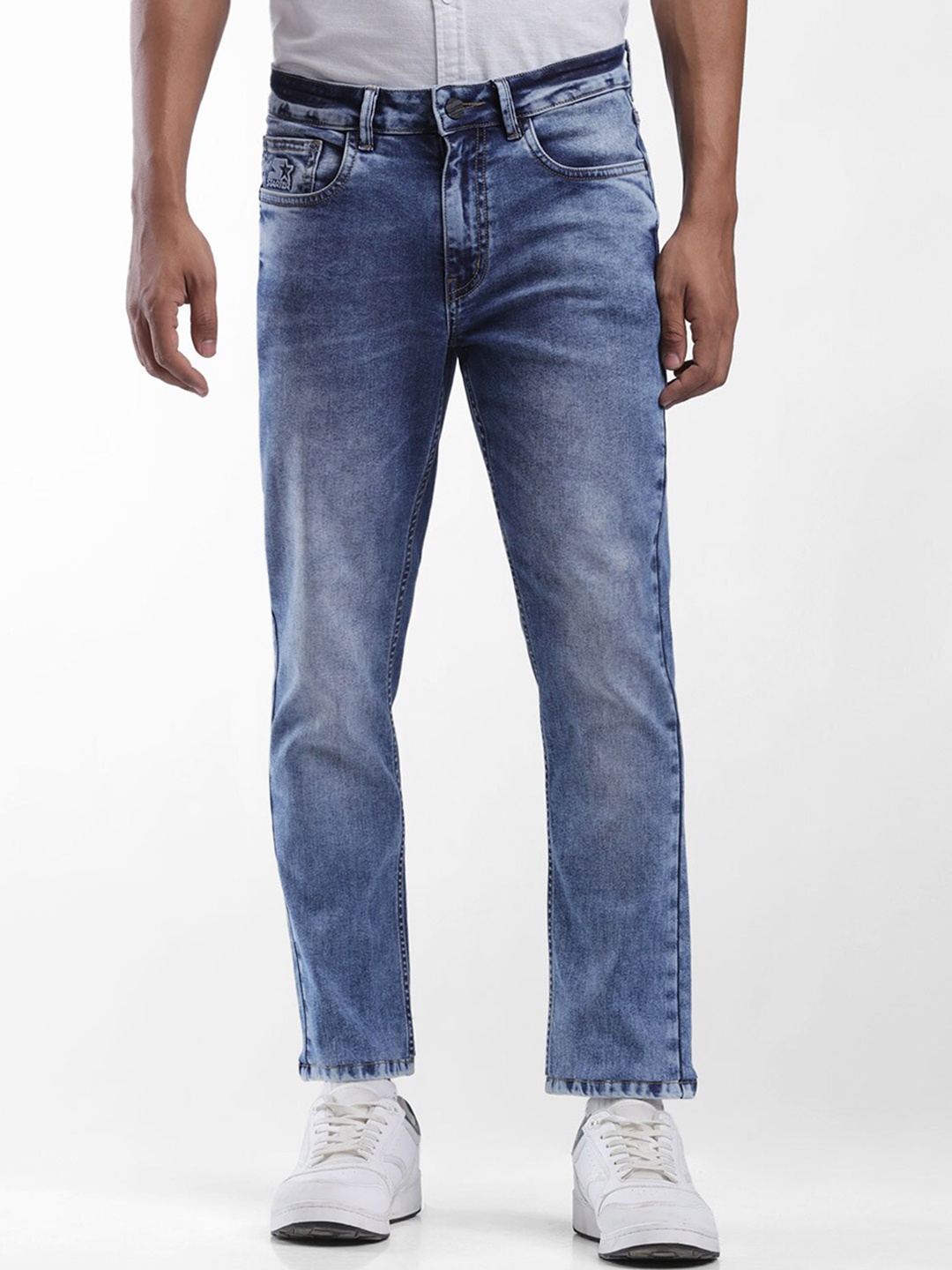 

STARTER Men Blue Slim Fit Heavy Fade Jeans