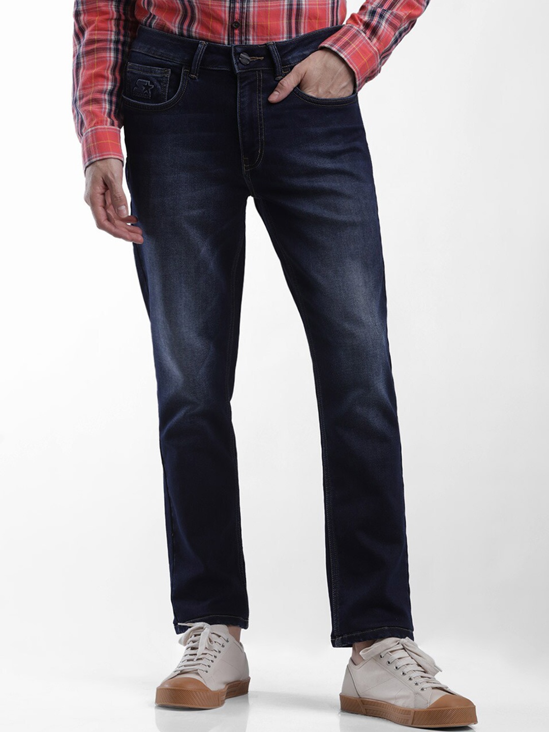 

STARTER Men Blue Slim Fit Light Fade Jeans
