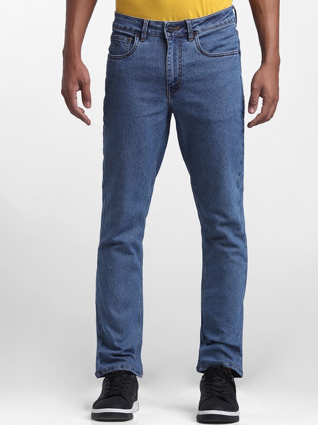 

STARTER Men Blue Solid Slim Fit Mid-Rise Jeans