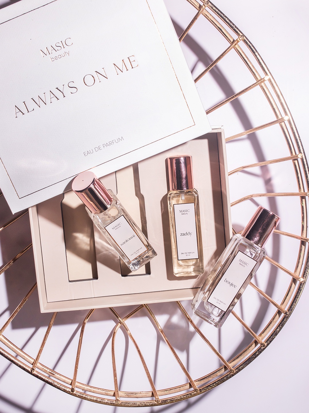 

MASIC beauty Always On Me Trio Eau De Parfums - 20ml each, White