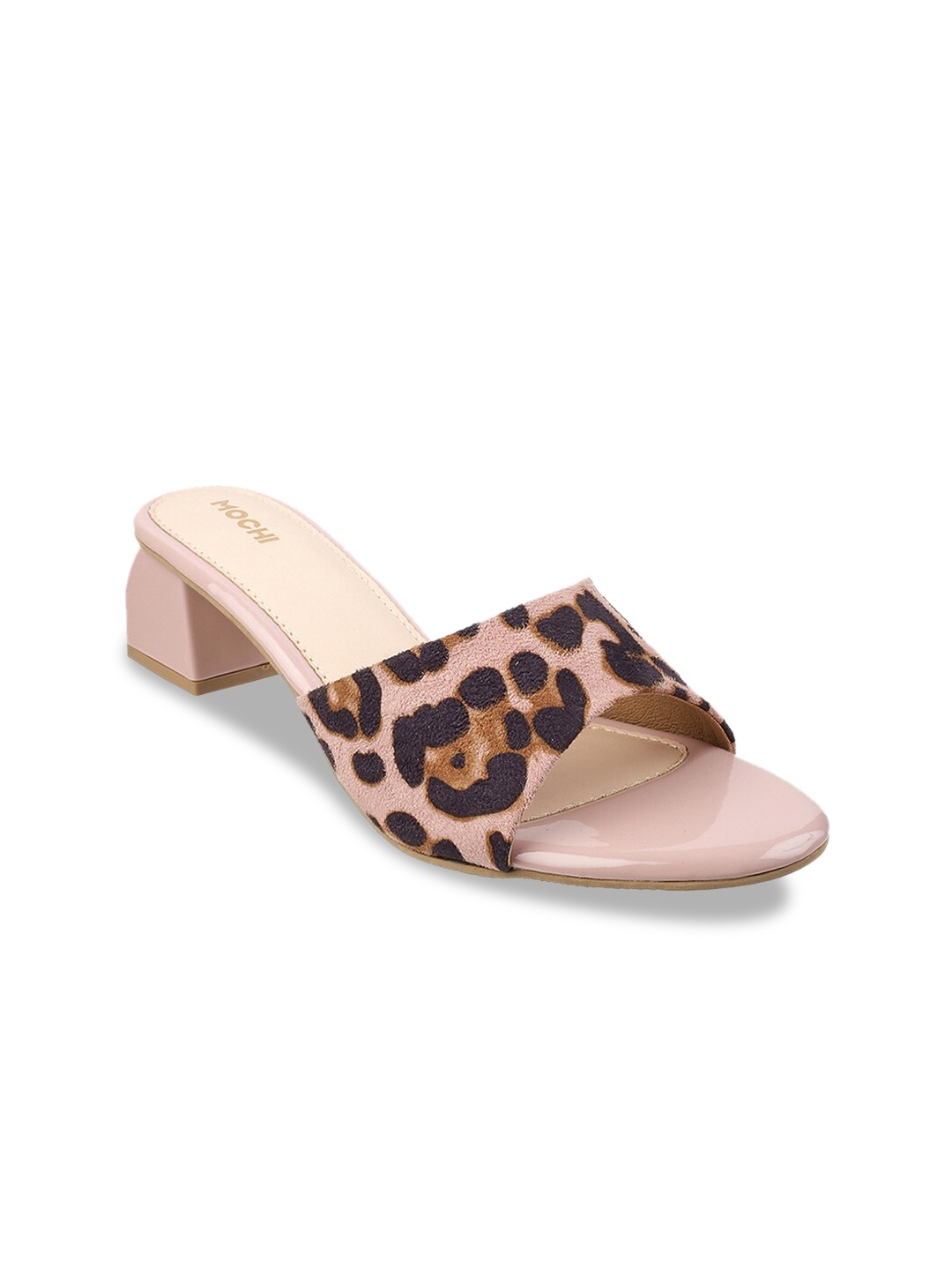 

Mochi Pink Printed Block Heels