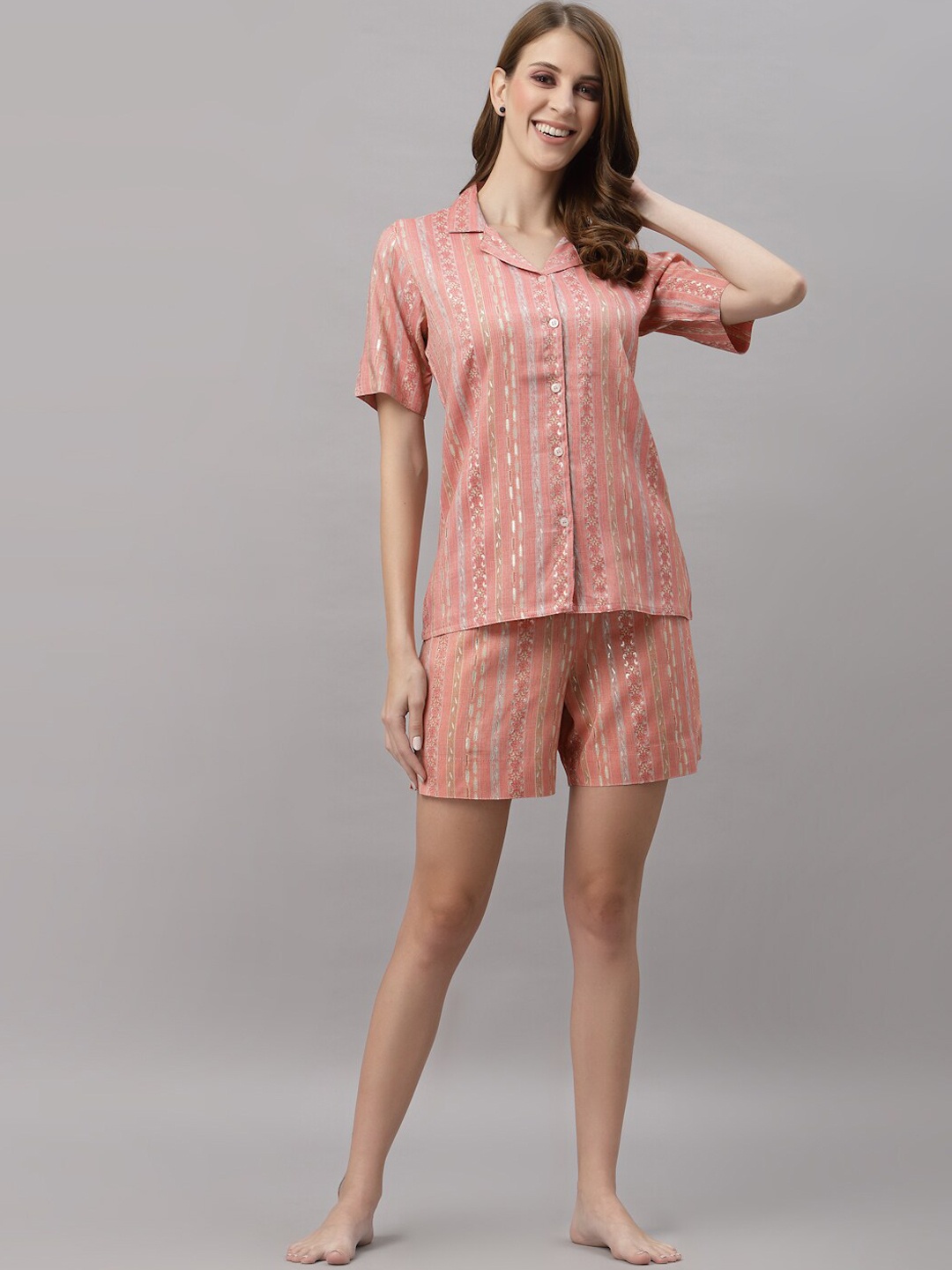 

Ragavi Women Kiara Pink Shorts Set