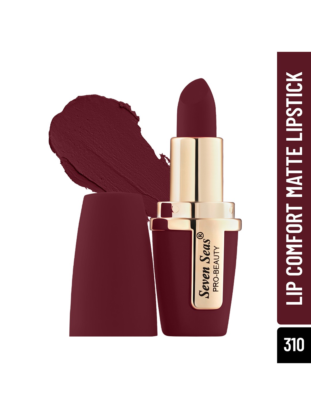 

Seven Seas Lip Comfort Lightweight Matte Lipstick 4.2 g - Claret, Burgundy