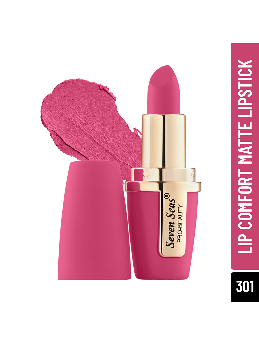 

Seven Seas Pro-Beauty Waterproof Lip Comfort Matte Lipstick 4.2g - Chestnut Rose, Pink
