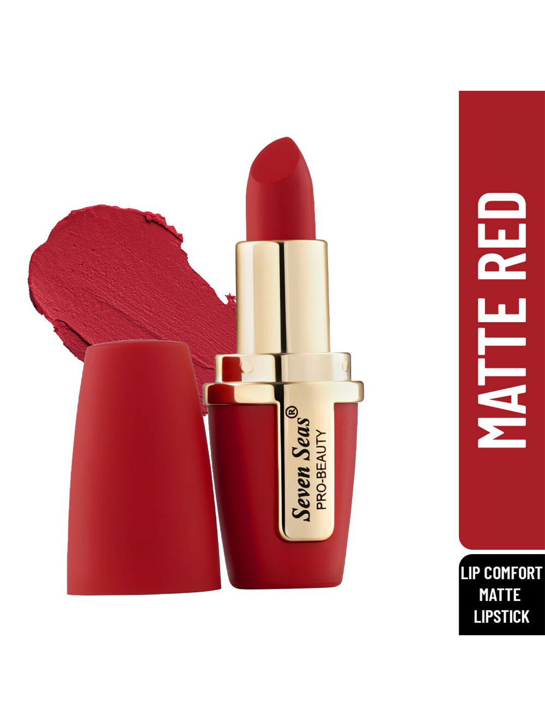 

Seven Seas Lip Comfort Velvet Matte Lipstick 4.2g, Red
