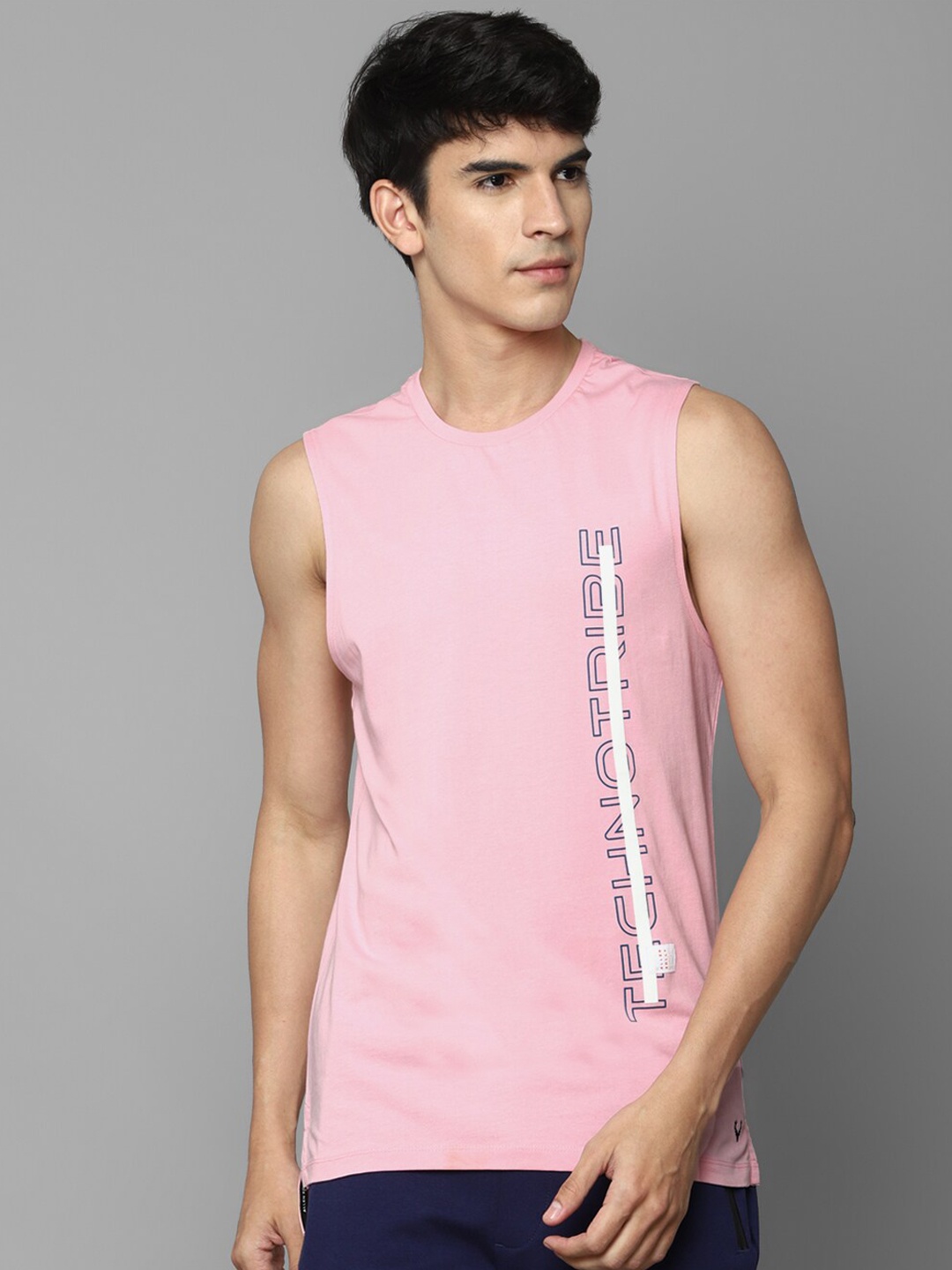 

Allen Solly Tribe Men Pink Graphic Printed Pure Cotton Innerwear Vests