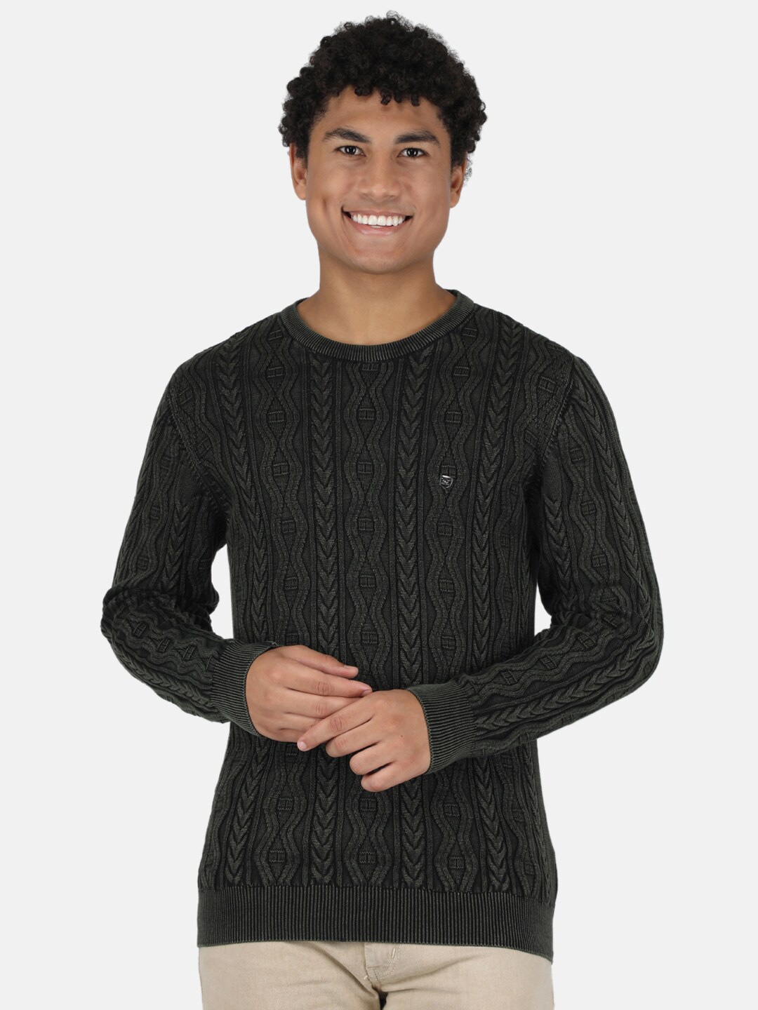 

Monte Carlo Men Cotton Black Pullover