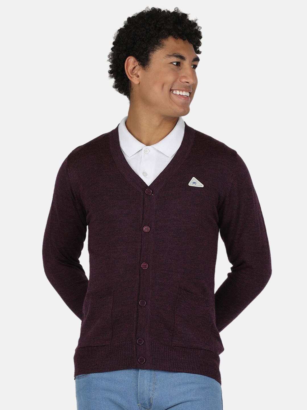 

Monte Carlo Men Maroon Cardigan