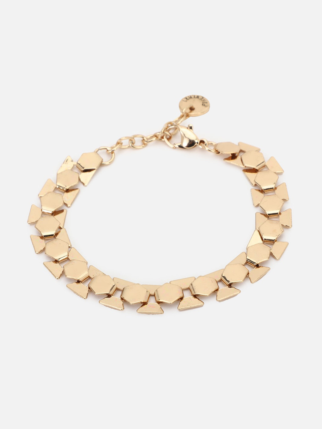 

FOREVER 21 Women Gold-Toned & Black Bangle-Style Bracelet