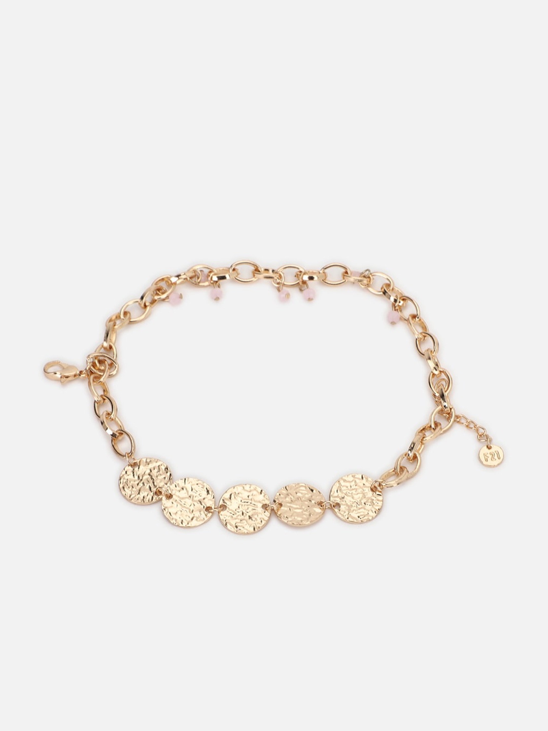 

FOREVER 21 Women Gold-Toned Charm Bracelet