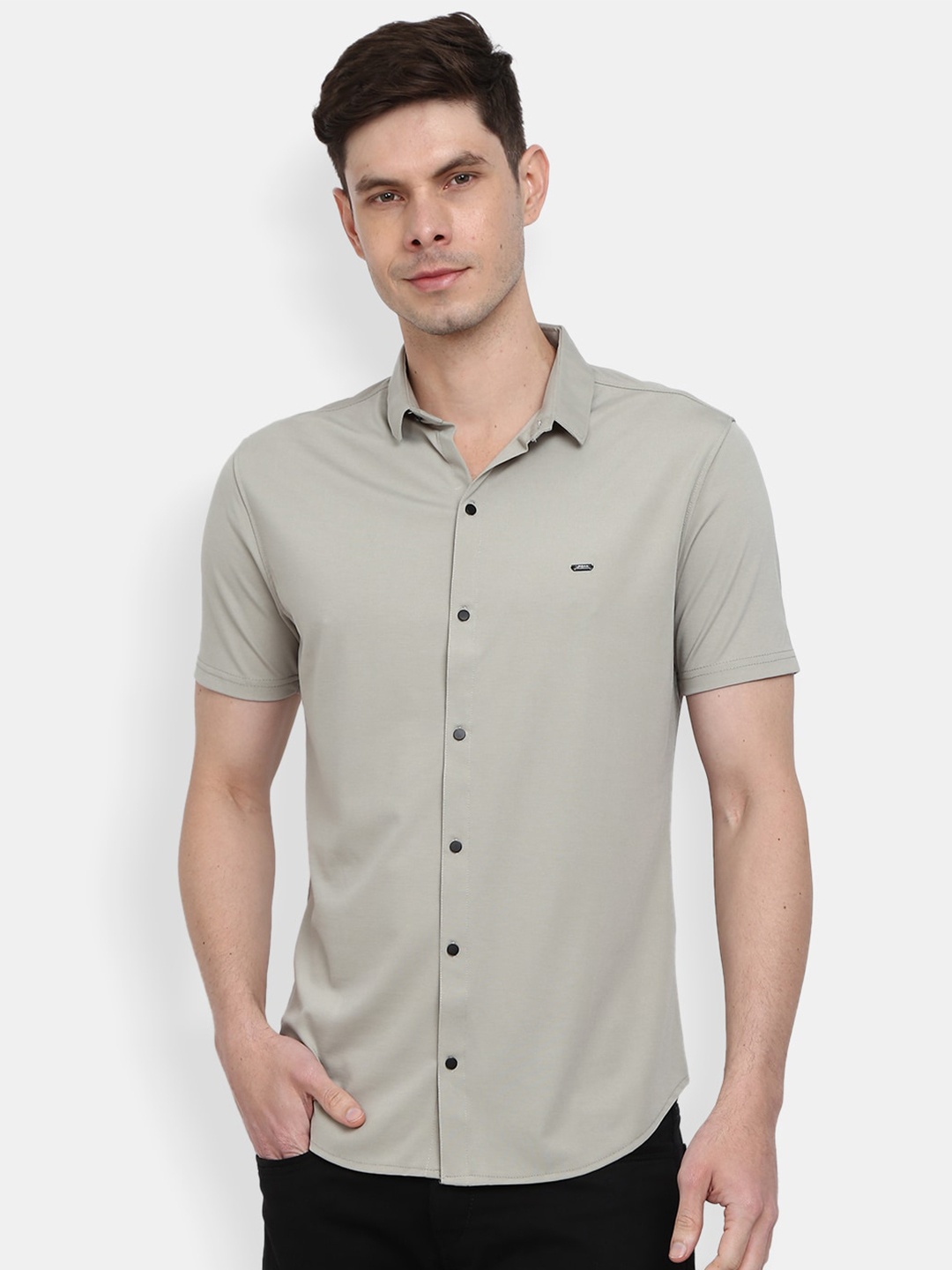 

V-Mart Men Green Casual Shirt