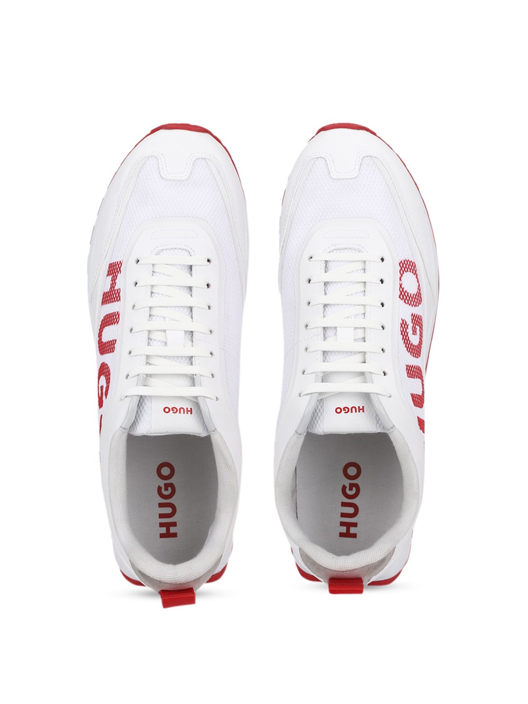 

HUGO Men White PU Sneakers