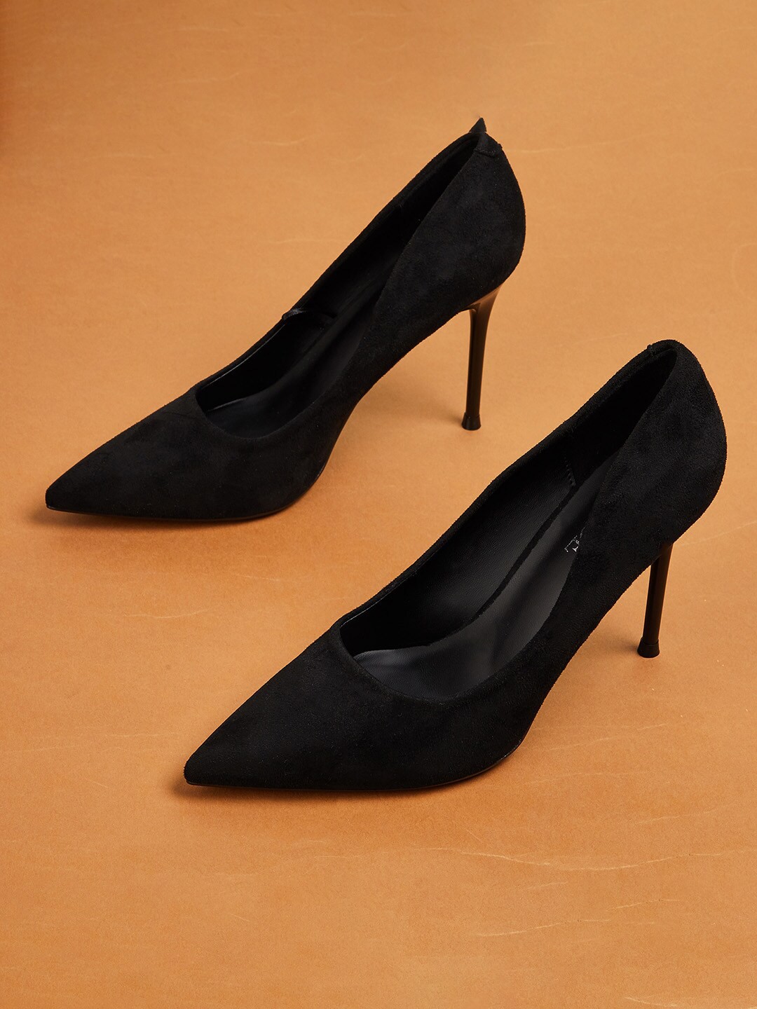

CODE by Lifestyle Black PU Stiletto Pumps