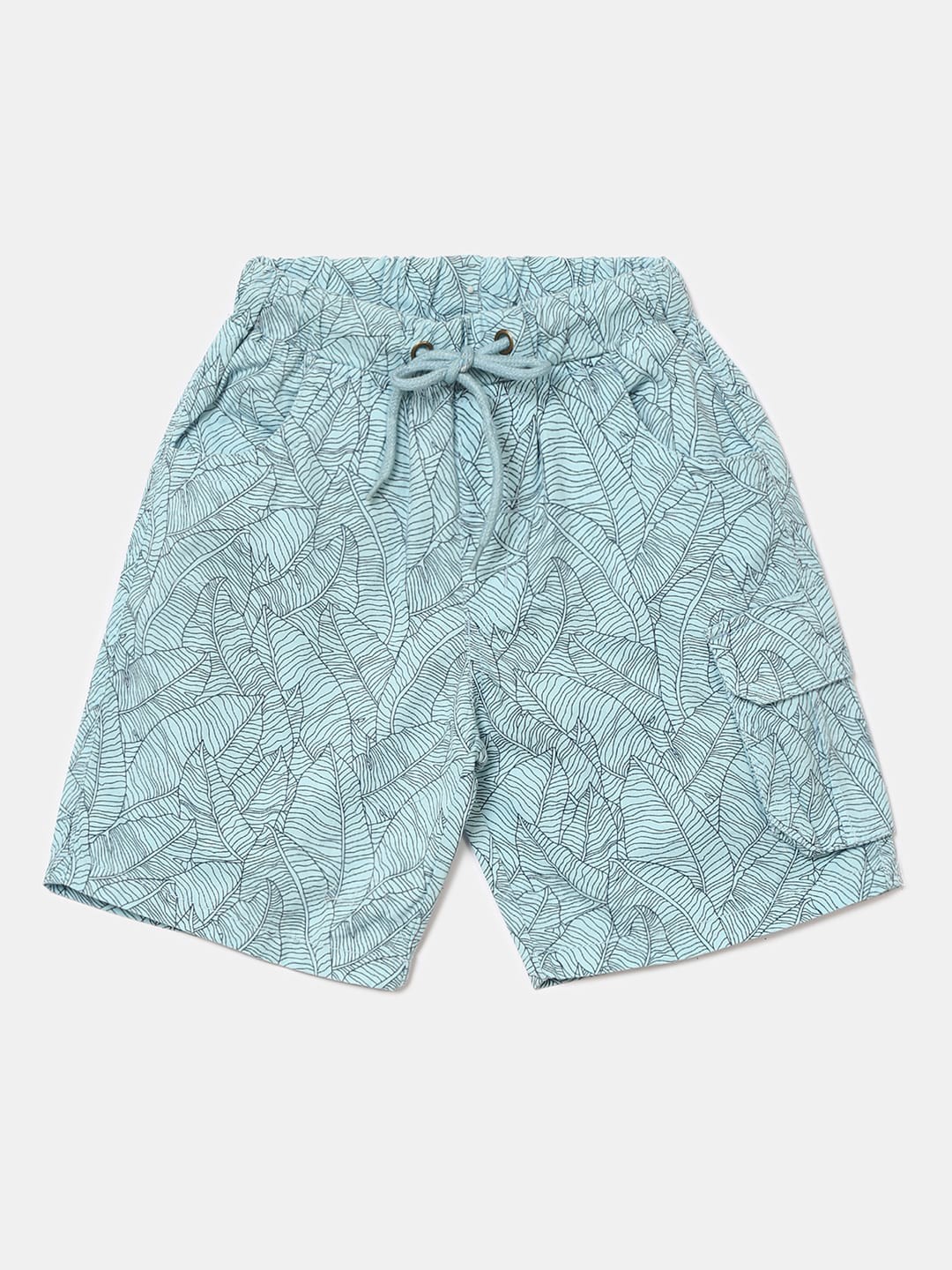 

V-Mart Boys Blue Printed Shorts
