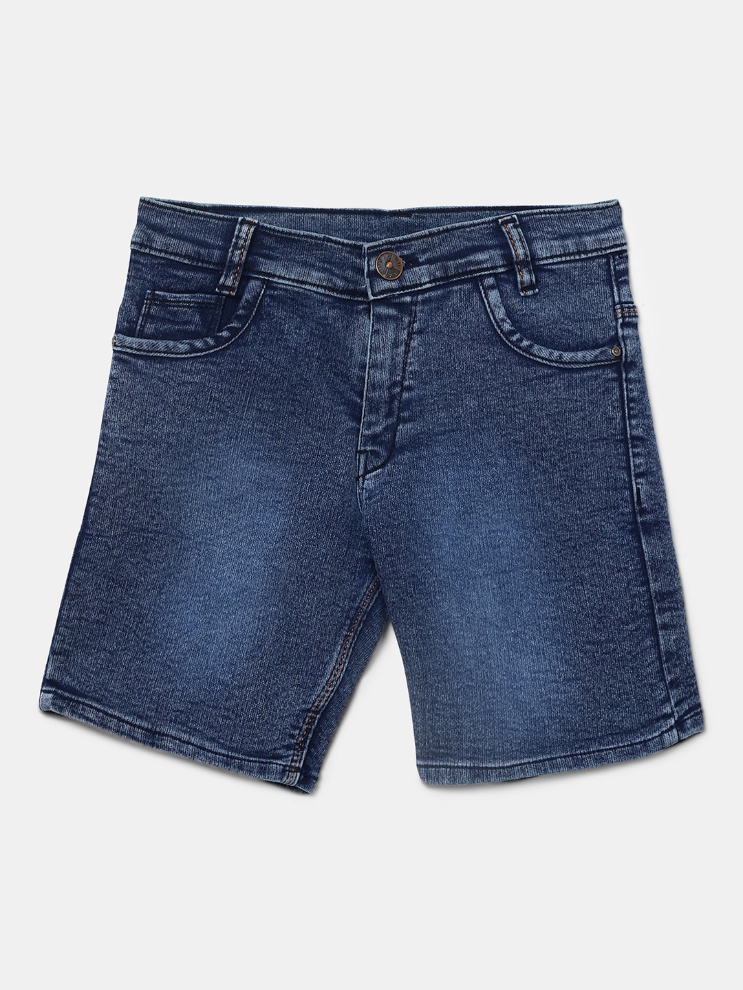 

V-Mart Boys Blue Washed Denim Shorts