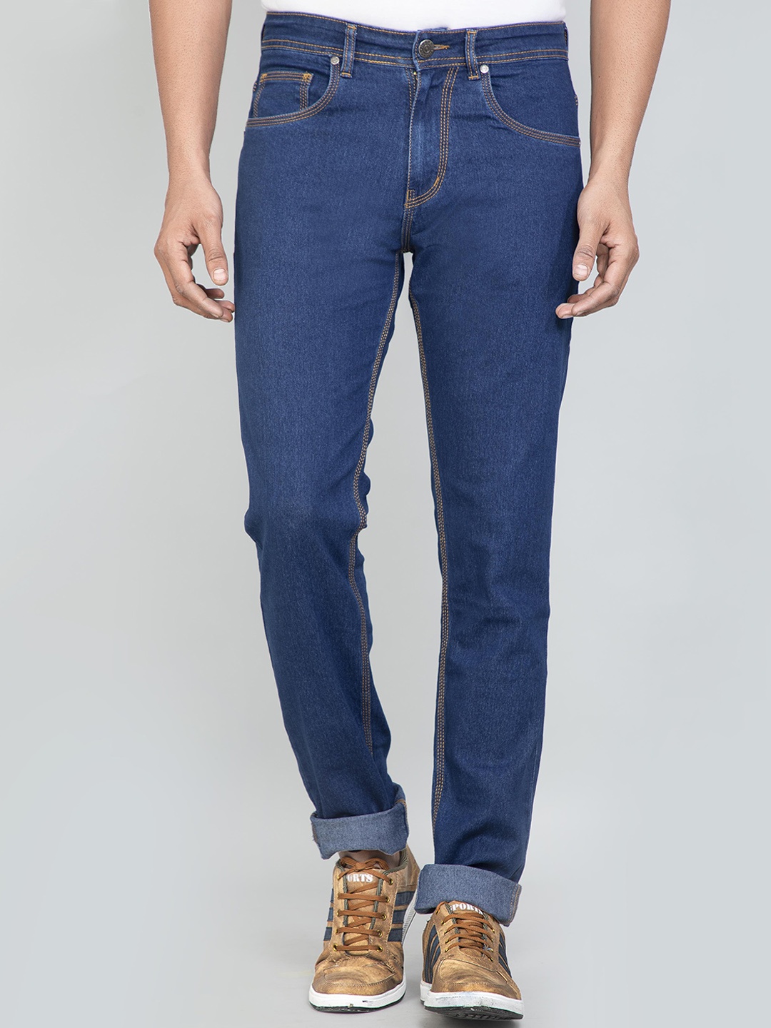 

HJ HASASI Men Blue Slim Fit Stretchable Jeans