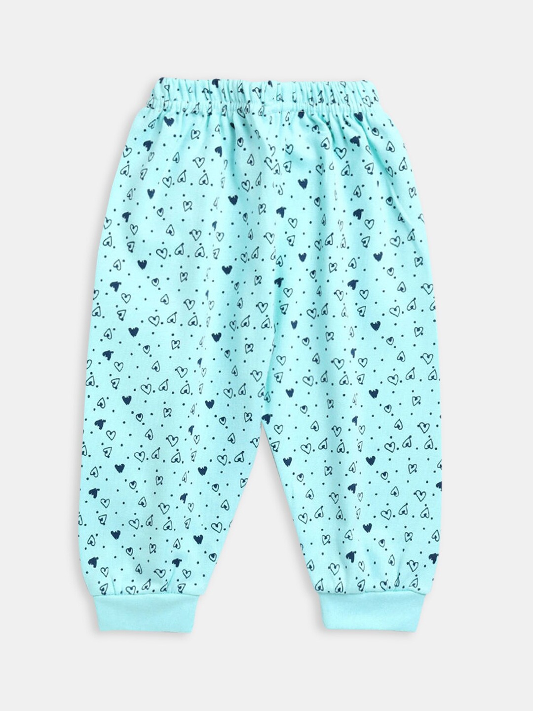 

Hopscotch Boys Conversational Printed Cotton Joggers, Blue