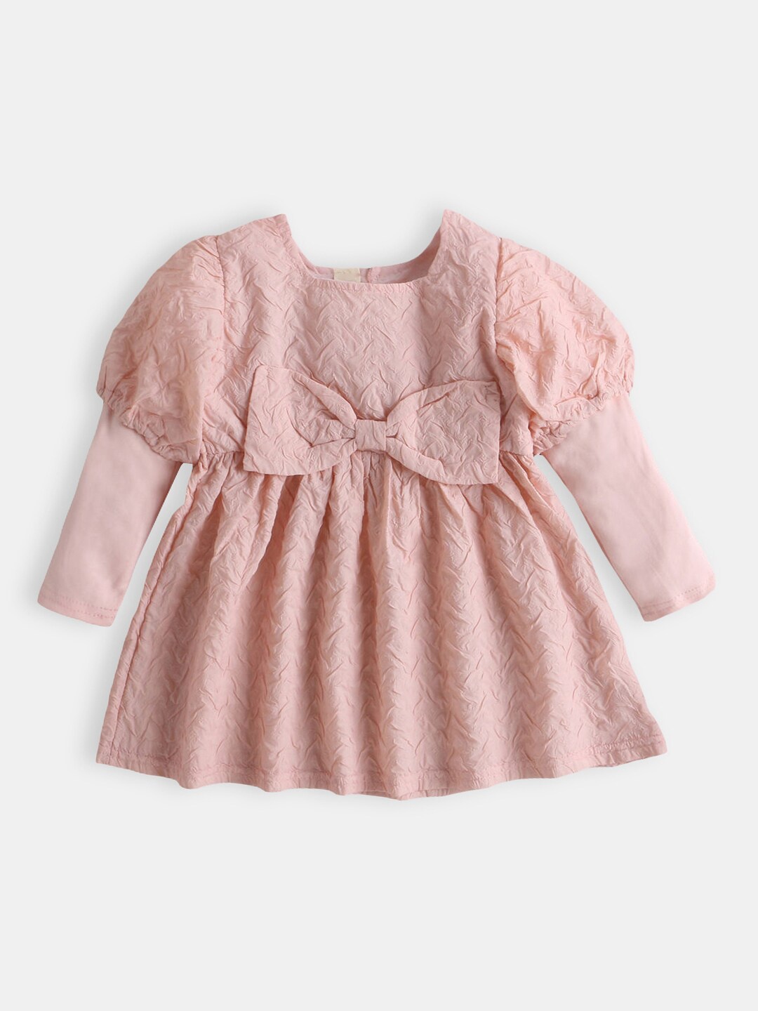 

Hopscotch Women Pink Embellished Dress