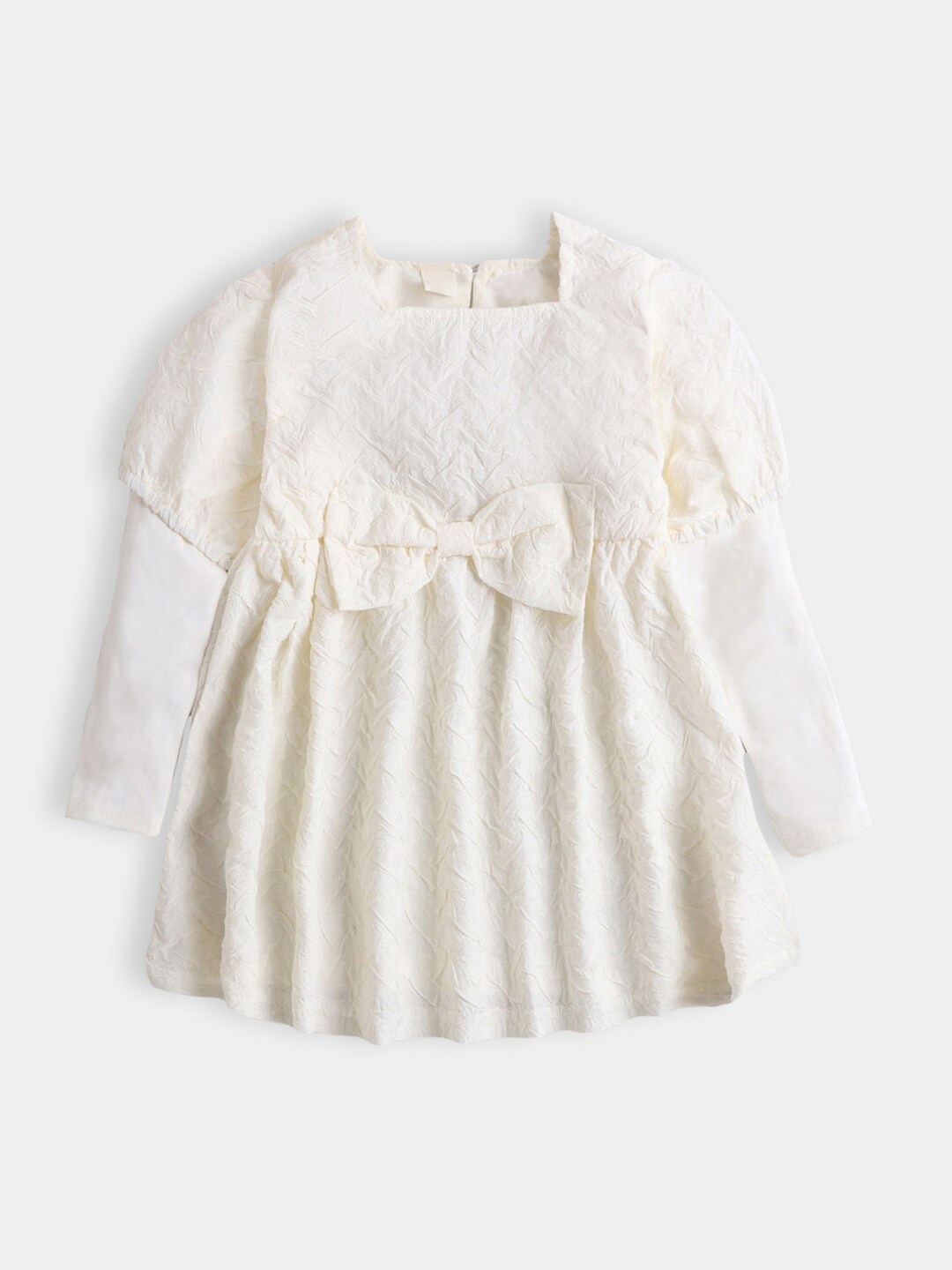 

Hopscotch White A-Line Dress
