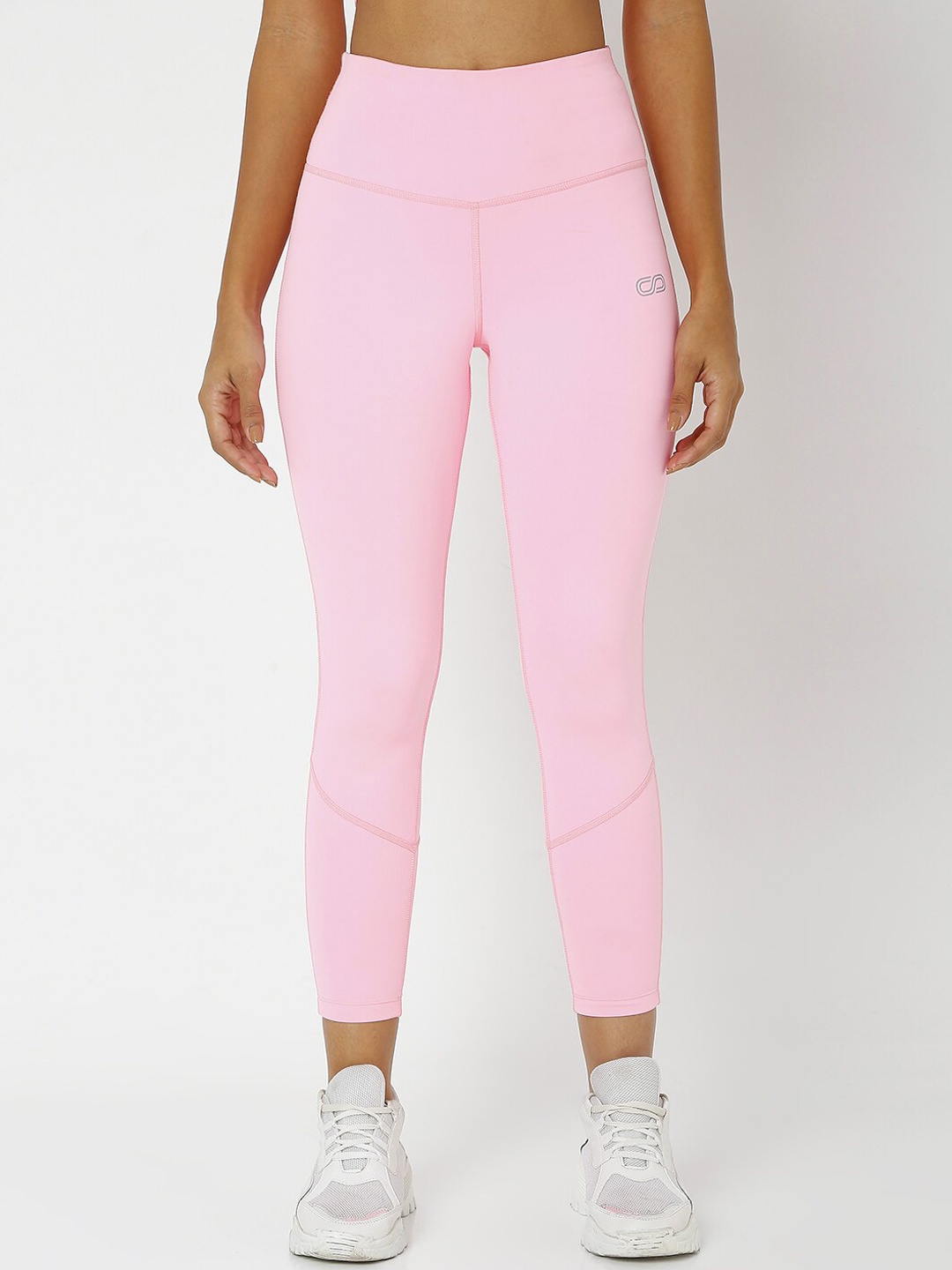

Silvertraq Women Pink Solid Ankle-Length Leggings
