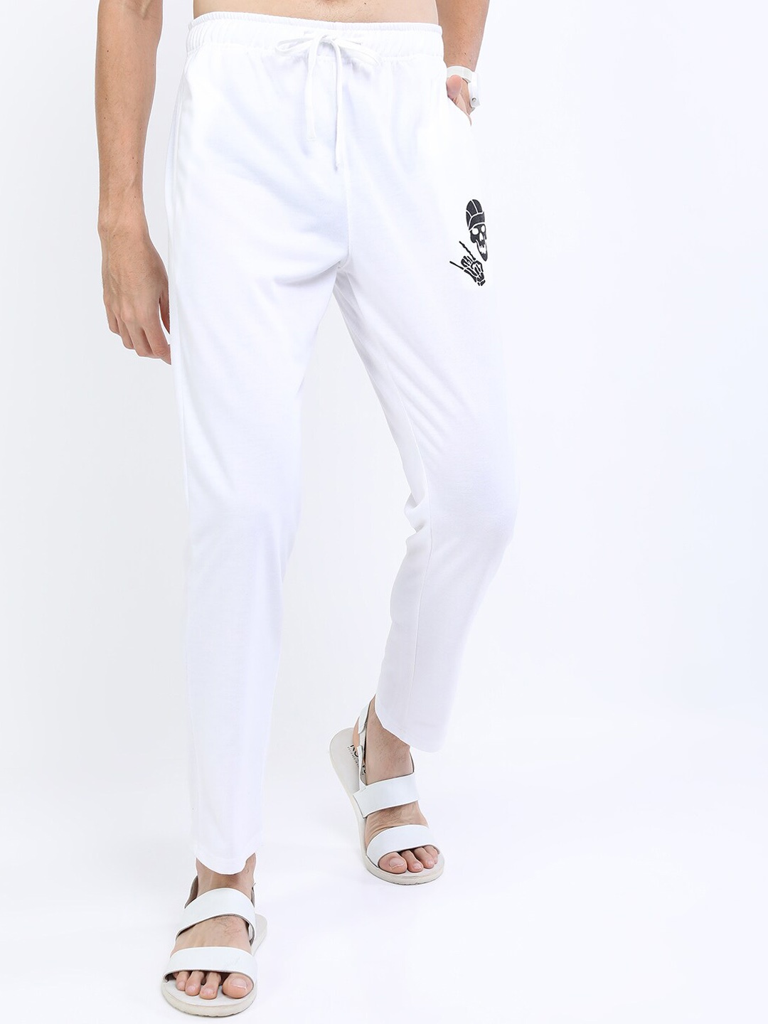 

HIGHLANDER Men White Printed Track Pants