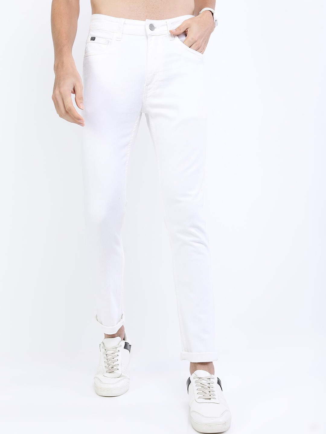 

KETCH Men White Skinny Fit Clean look Stretchable Jeans