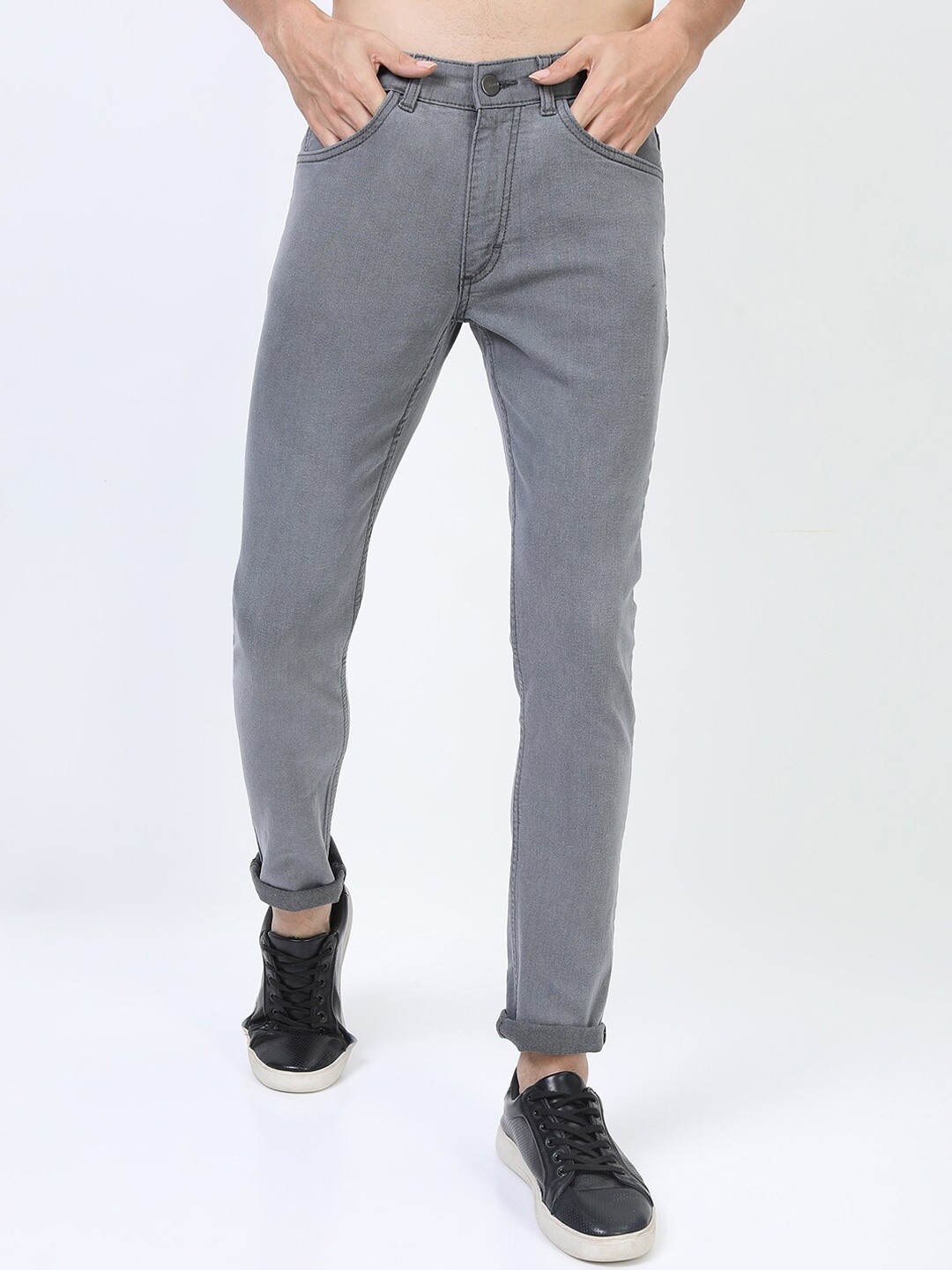 

KETCH Men Grey Slim Fit Stretchable Jeans