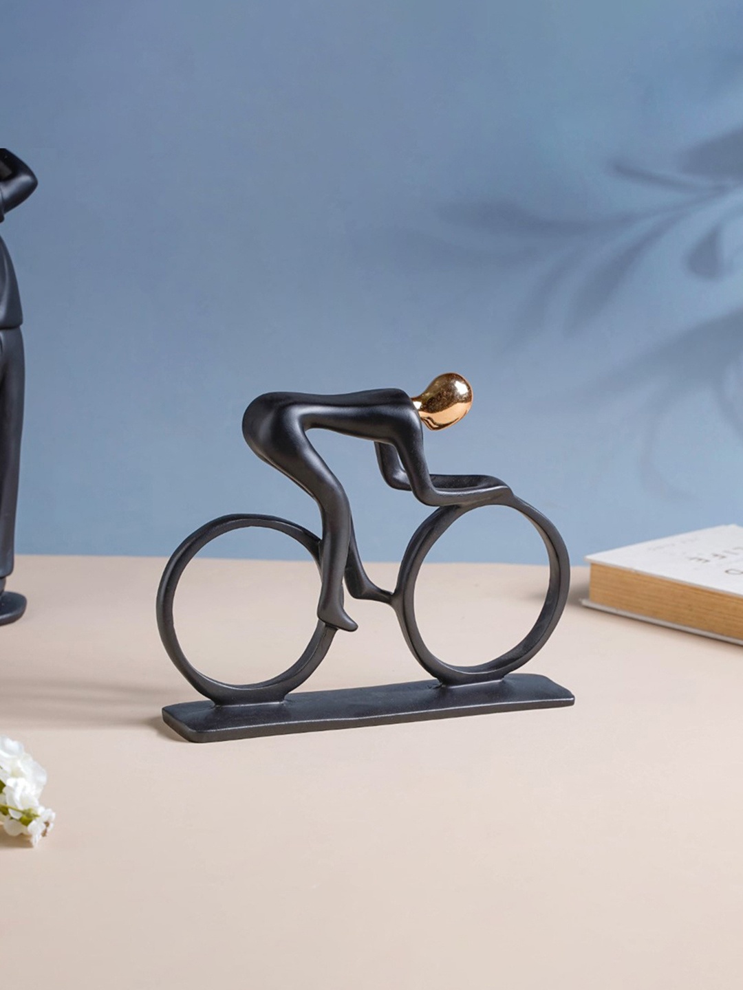 

Nestasia Black Solid Cycling Athlete Showpiece