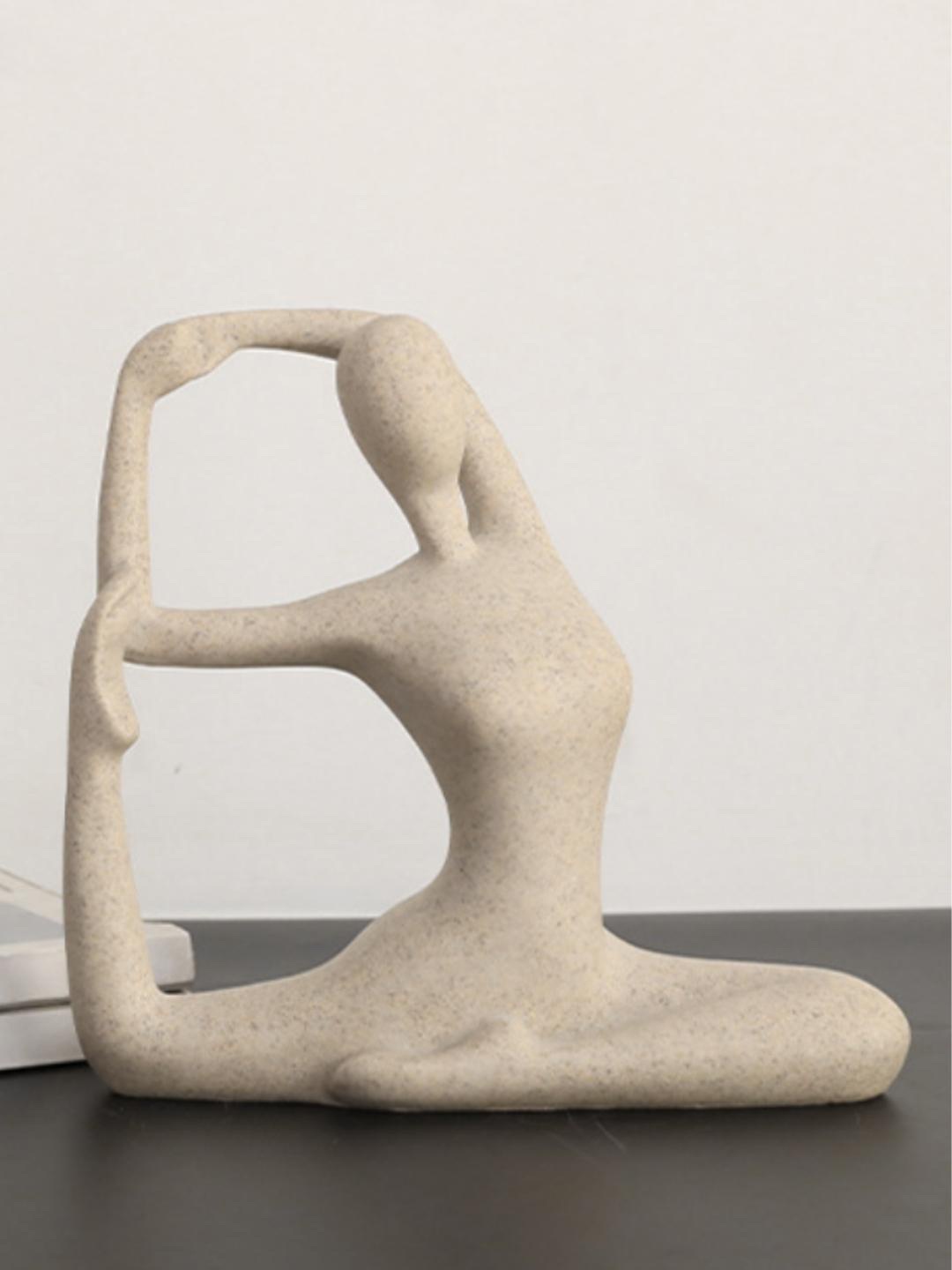 

Nestasia Cream Coloured Yoga Figurine Showpiece