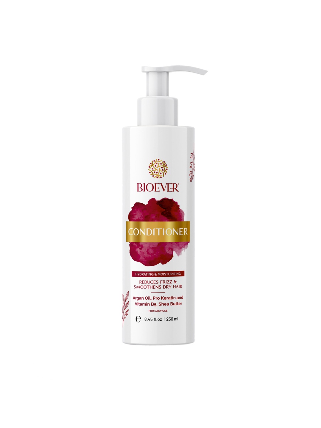 

BIOEVER Hydrating & Moisturizing Conditioner to Reduce Frizz & Smoothen Dry Hair - 250ml, White