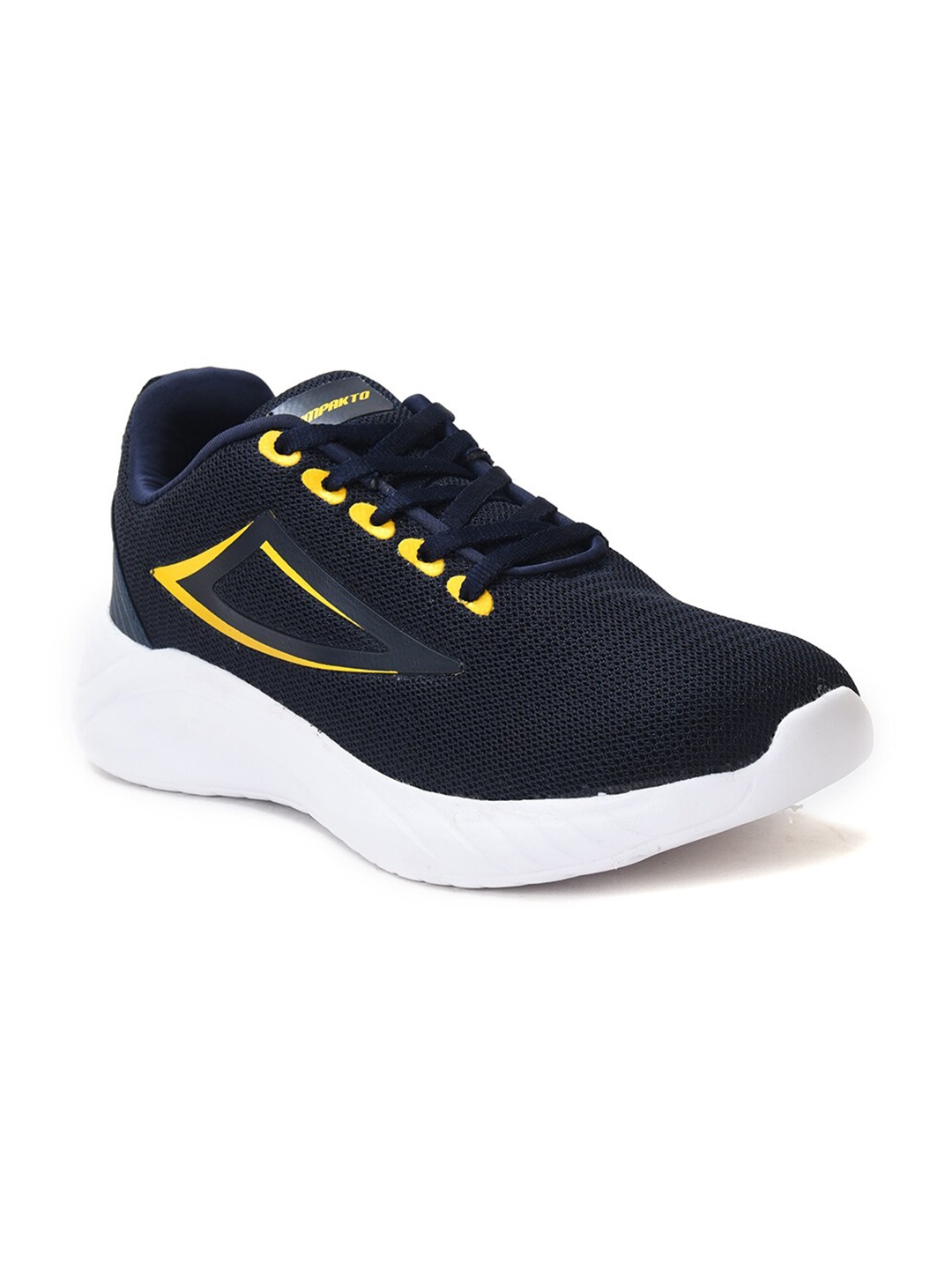 

IMPAKTO Men Navy Blue Mesh Running Non-Marking Shoes