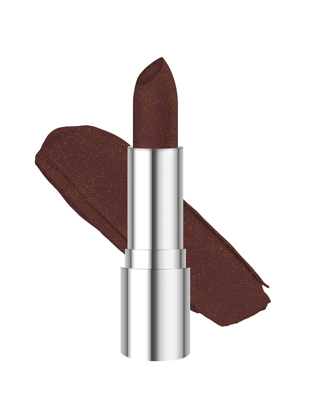 Colors Queen Blast Glittering Matte Lipstick 3ml, Brown