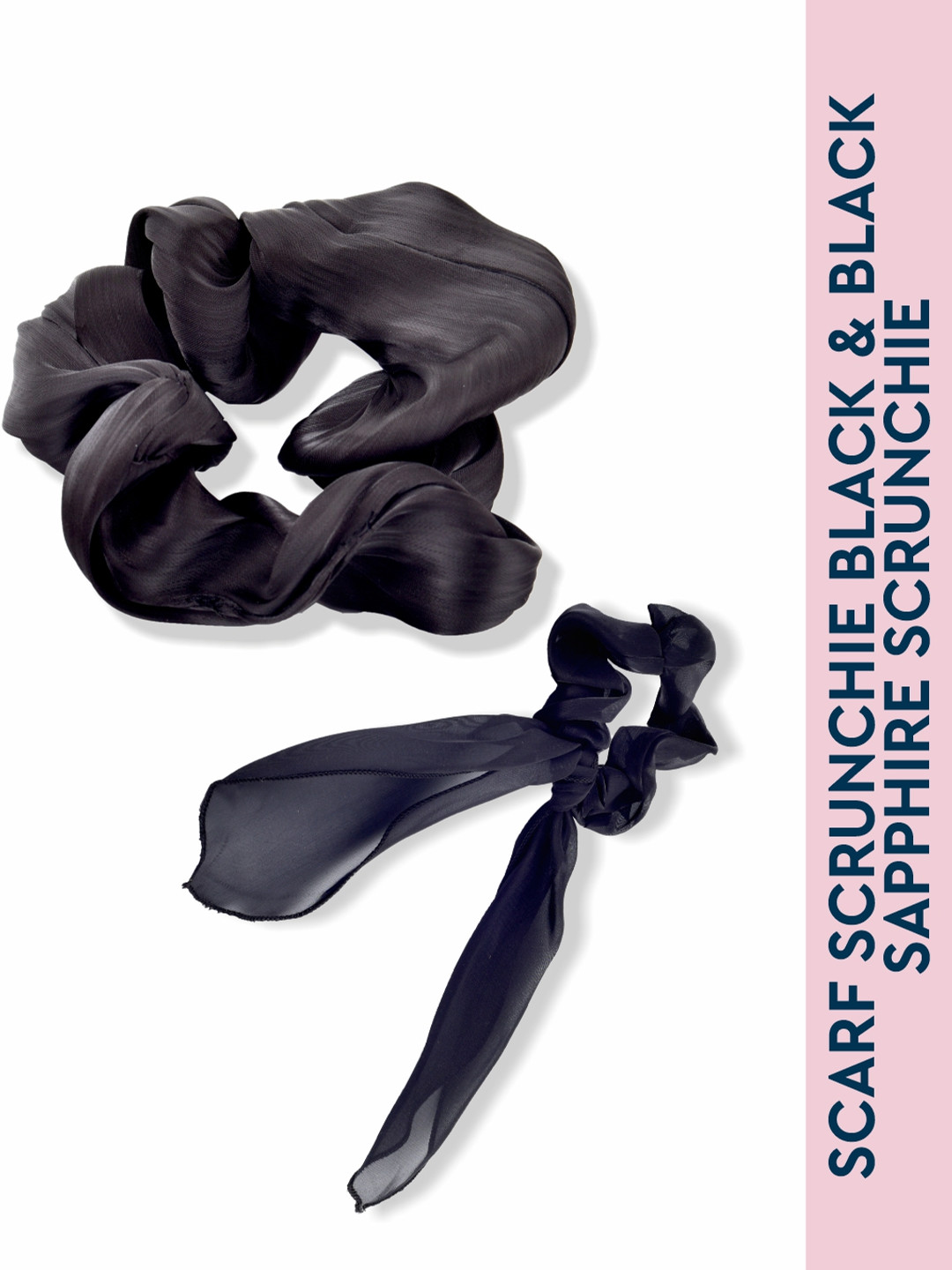 

GUBB Pack Of 2 Scarf Scrunchies, Multi
