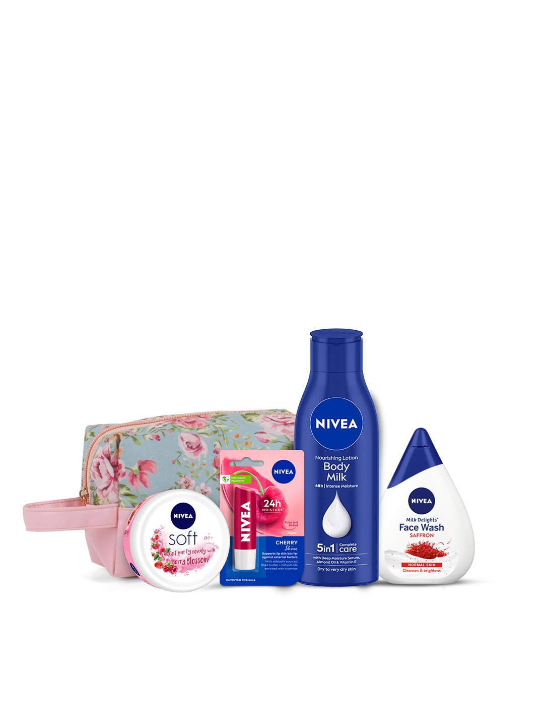 

Nivea Exclusive Skin Care Combo with Free Pouch, Blue