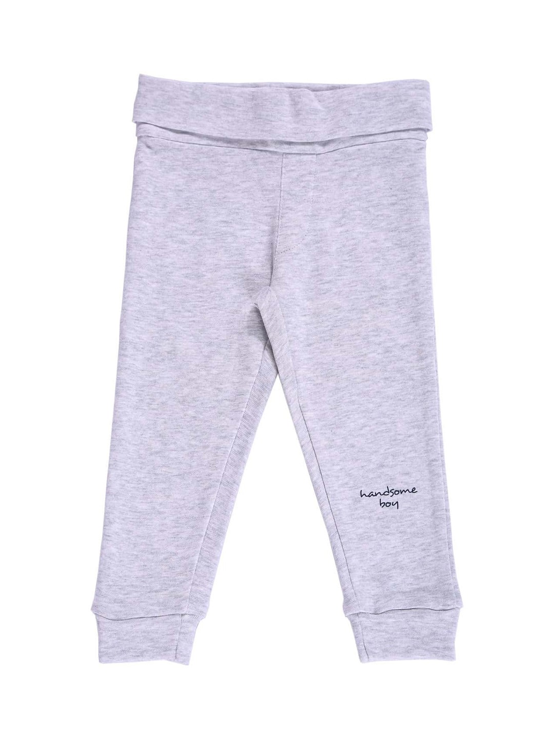 

Bodycare Kids Boys Grey Solid Cotton Joggers