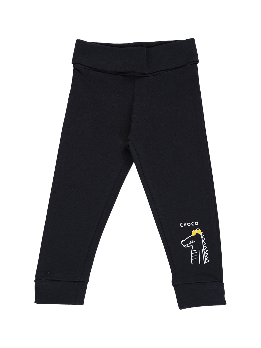 

Bodycare Kids Boys Black Solid Cotton Track Pant