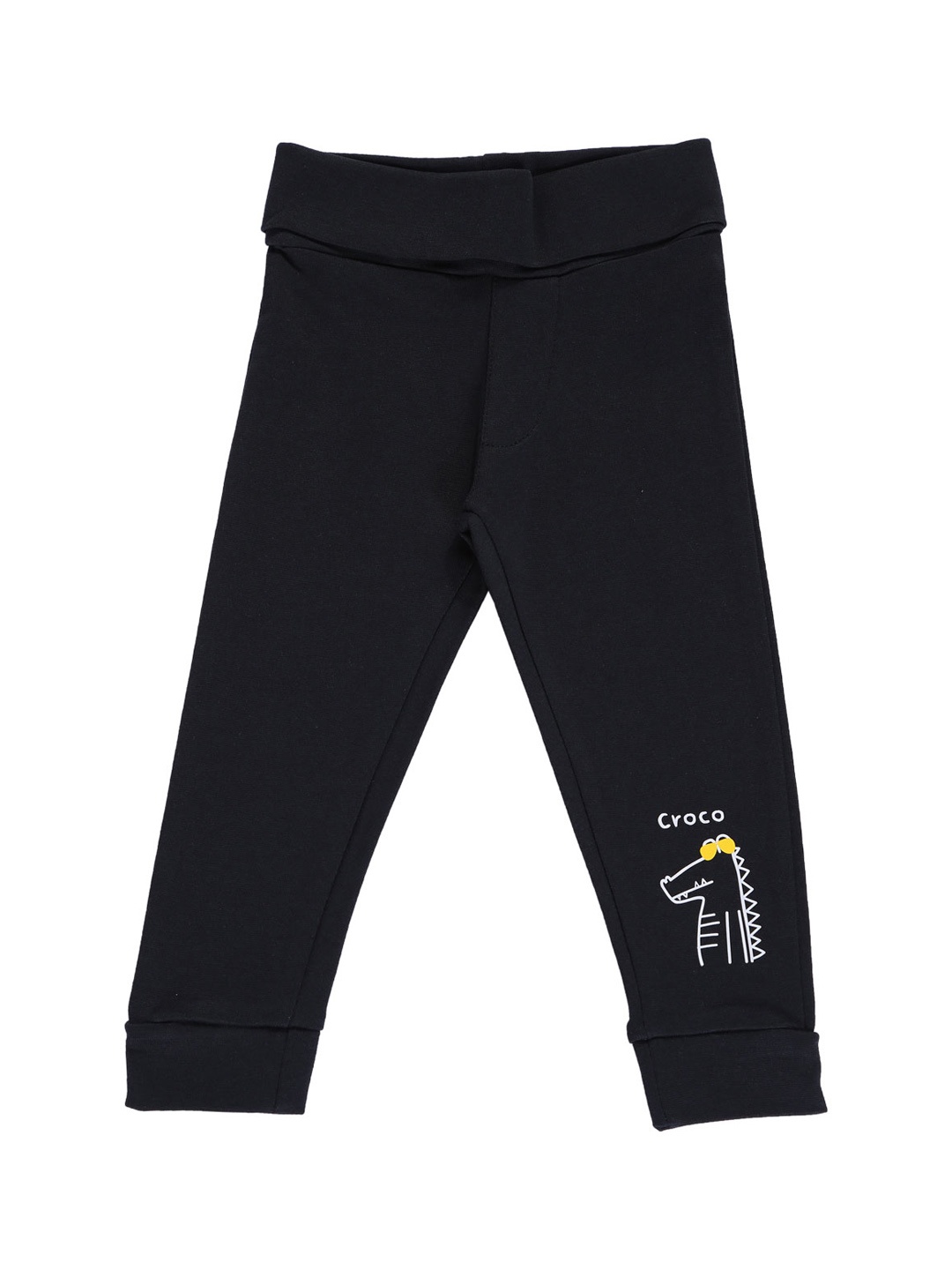 

Bodycare Kids Boys Black Solid Cotton Joggers