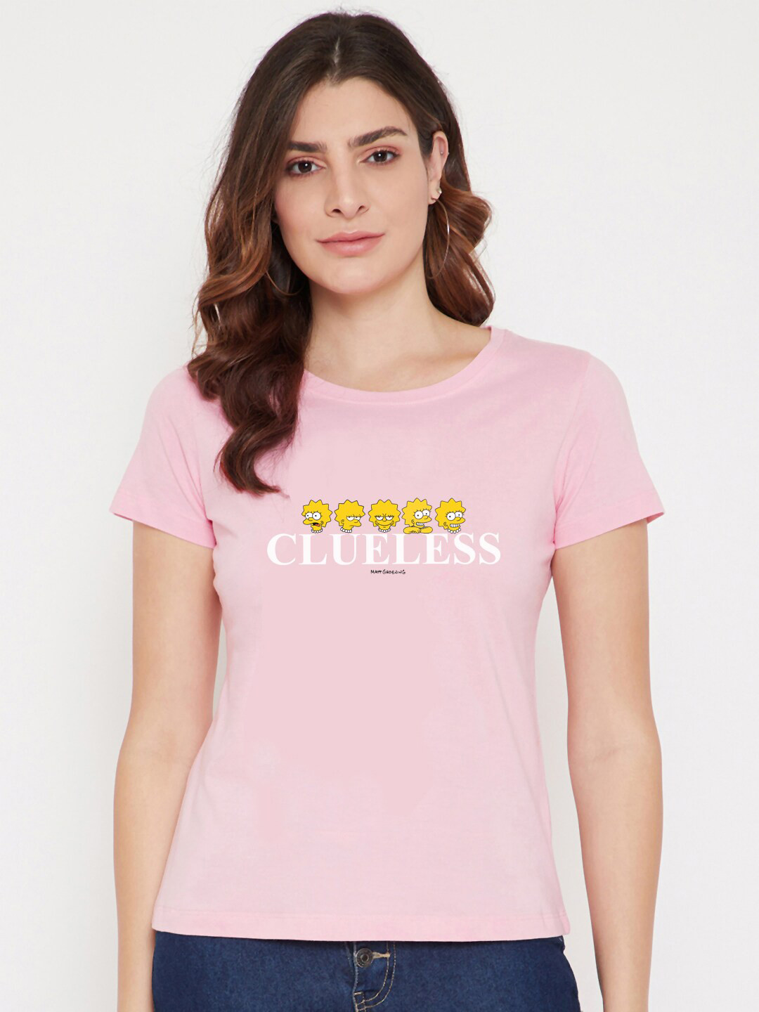 

Kook N Keech Disney Women Pink Printed T-shirt