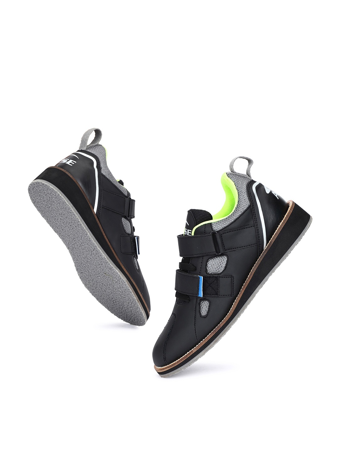 

ASE Men Black Synthetic Training or Gym Weightlifting Shoes