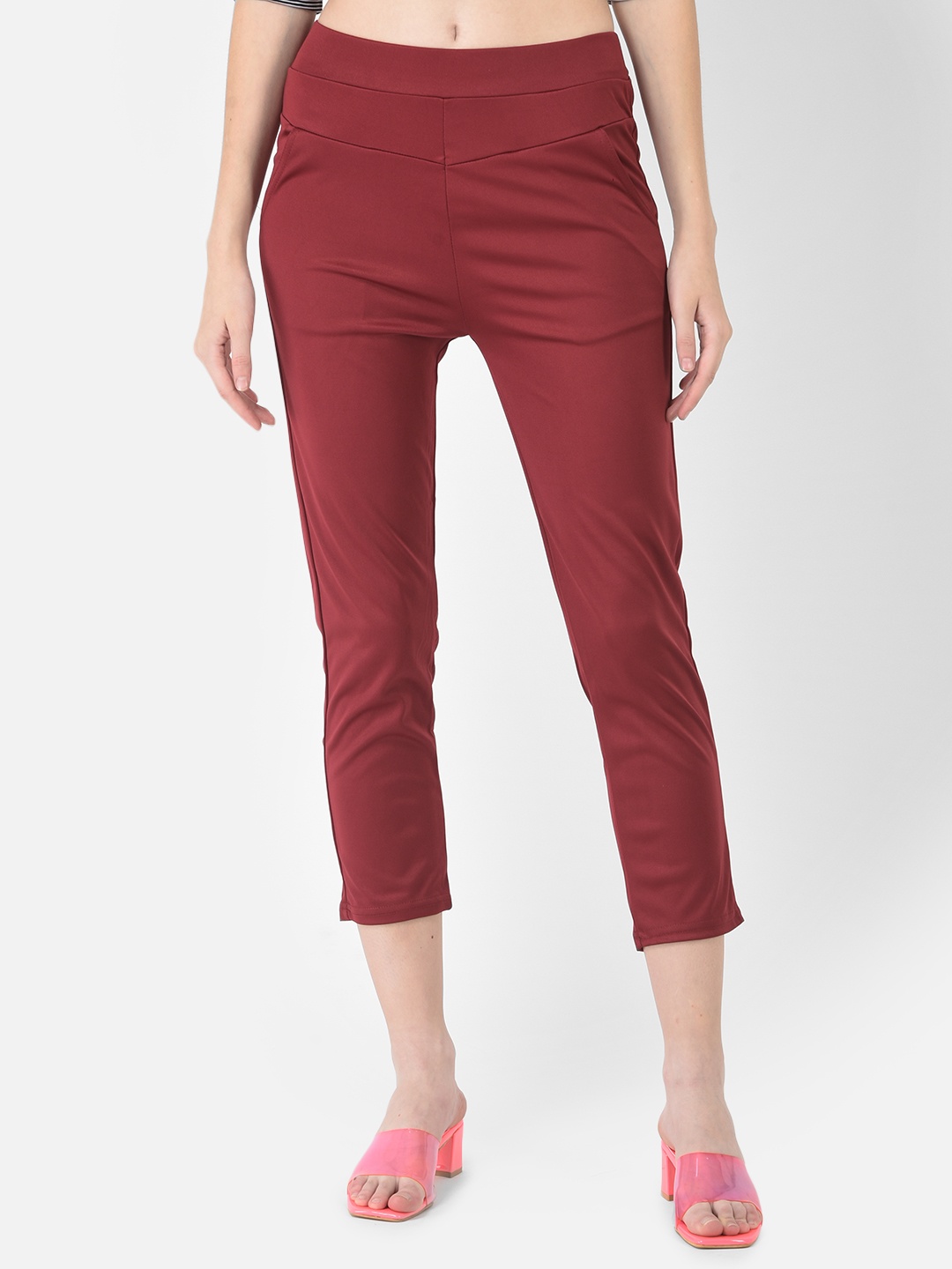 

FNOCKS Maroon Solid Tights