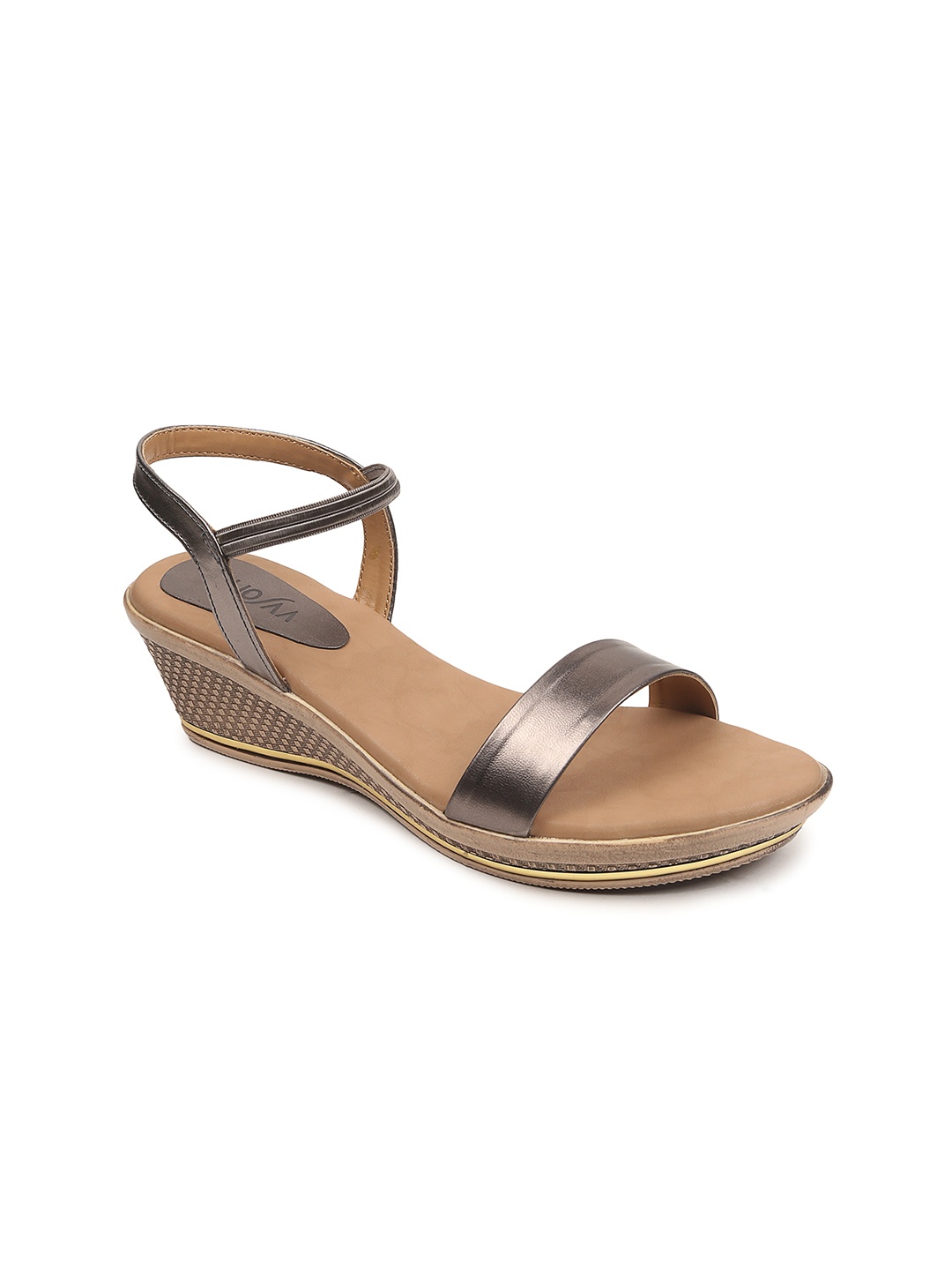

VALIOSAA Women Grey Solid Wedges