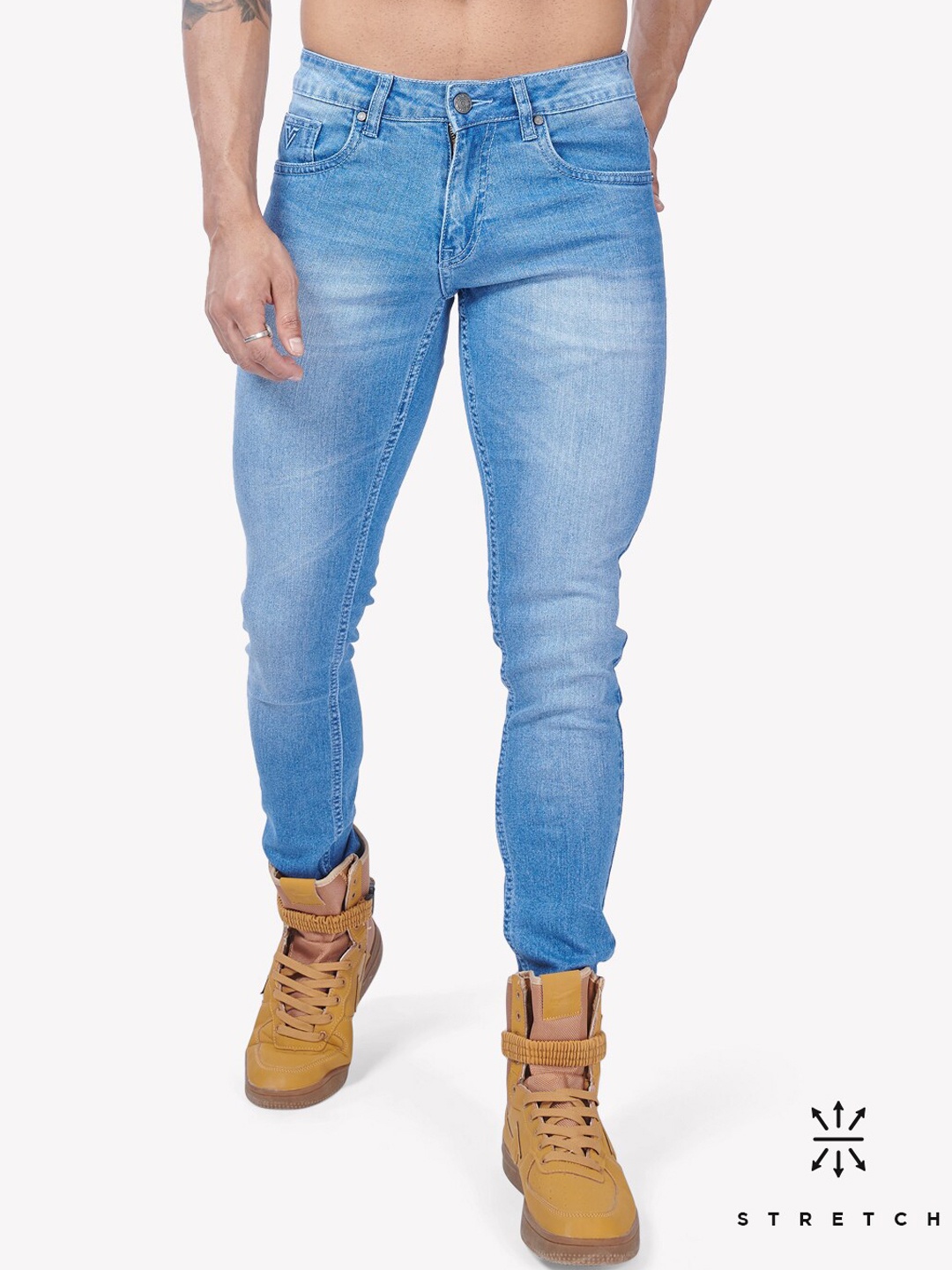 

VASTRADO Men Blue Slim Fit Heavy Fade Jeans