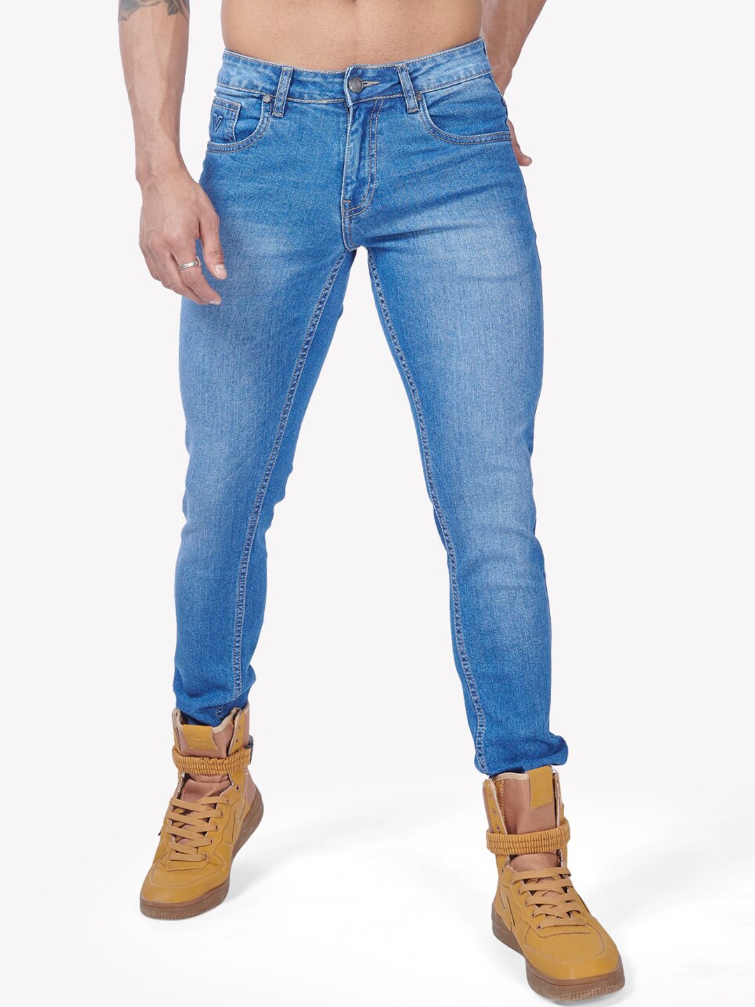 

VASTRADO Men Blue Slim Fit Light Fade Jeans