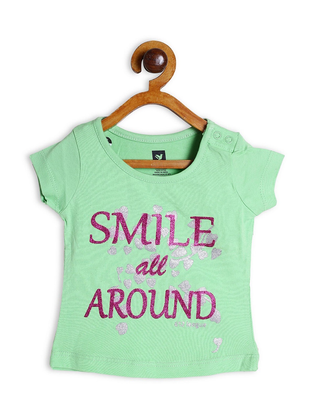 

612League Green Print Top