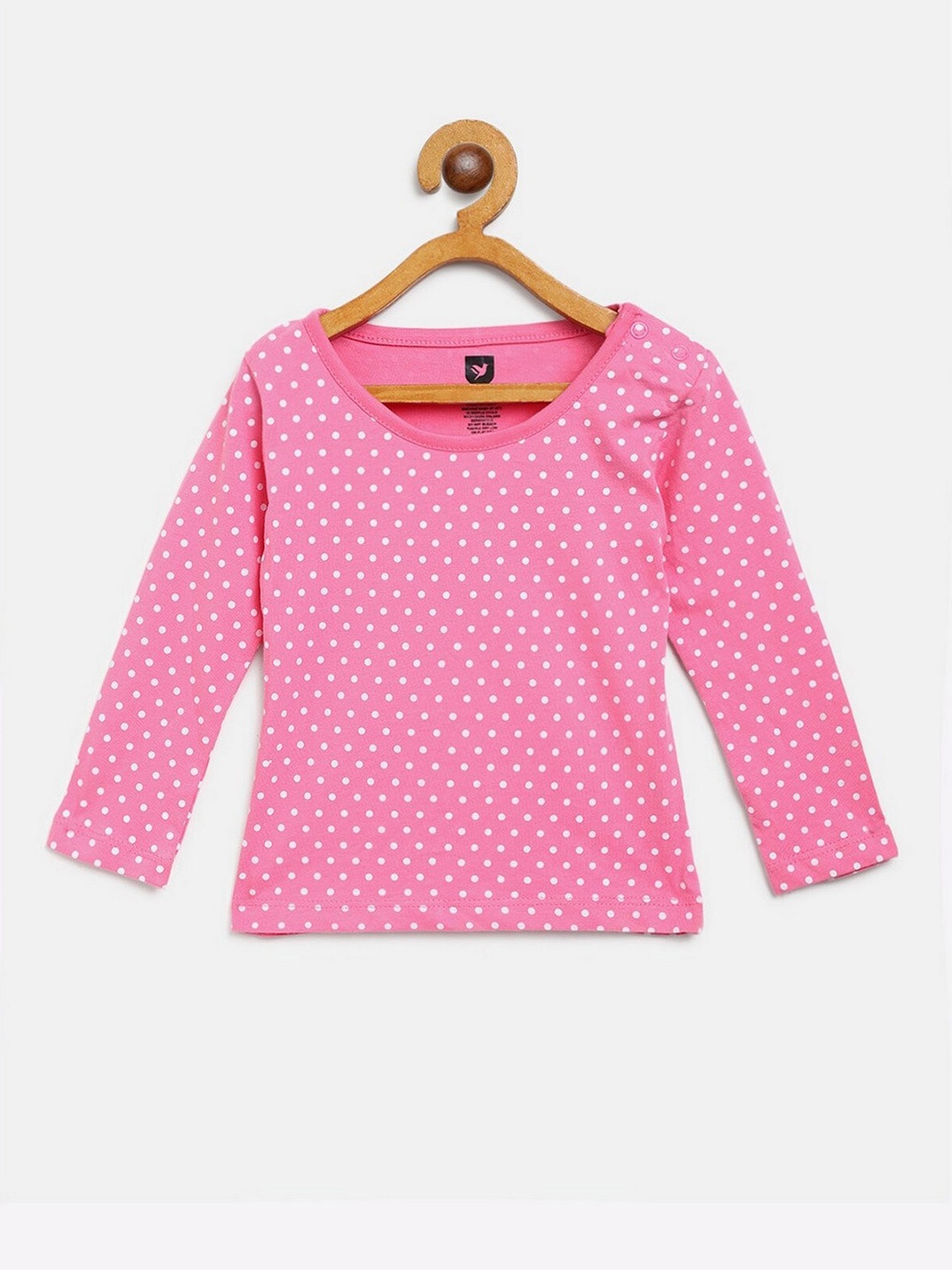 

612League Girls Pink Print Top