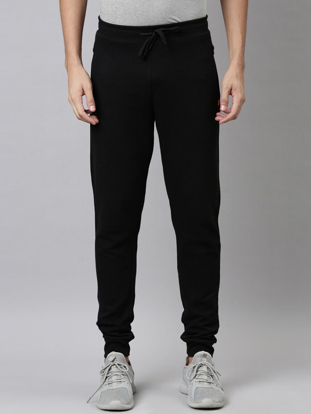 

DIXCY SCOTT Men Black Solid Regular Fit Track Pant