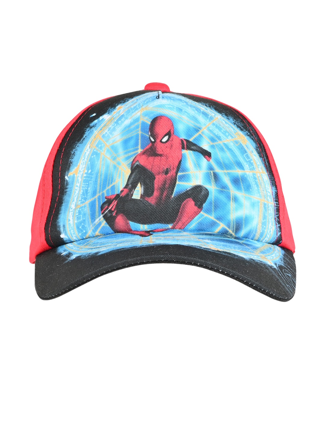 

Marvel Boys Red & Black Printed Baseball Cap