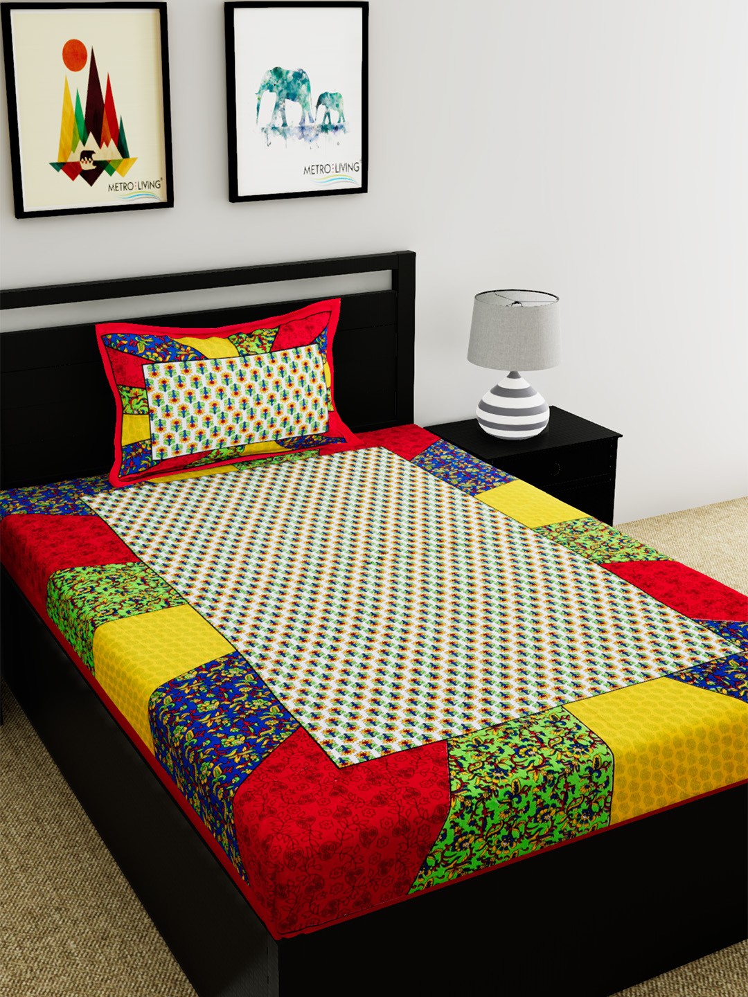 

Urban Magic Unisex Red Bedsheets